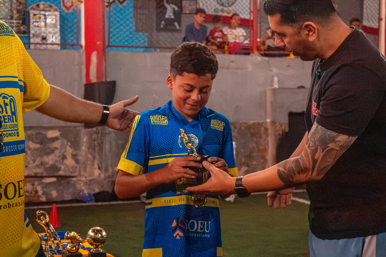 Momento da premiação